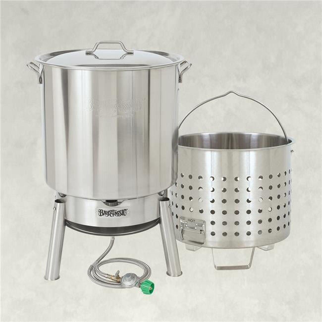 82-Quart Stainless Steel Outdoor Boil and Steam Kit