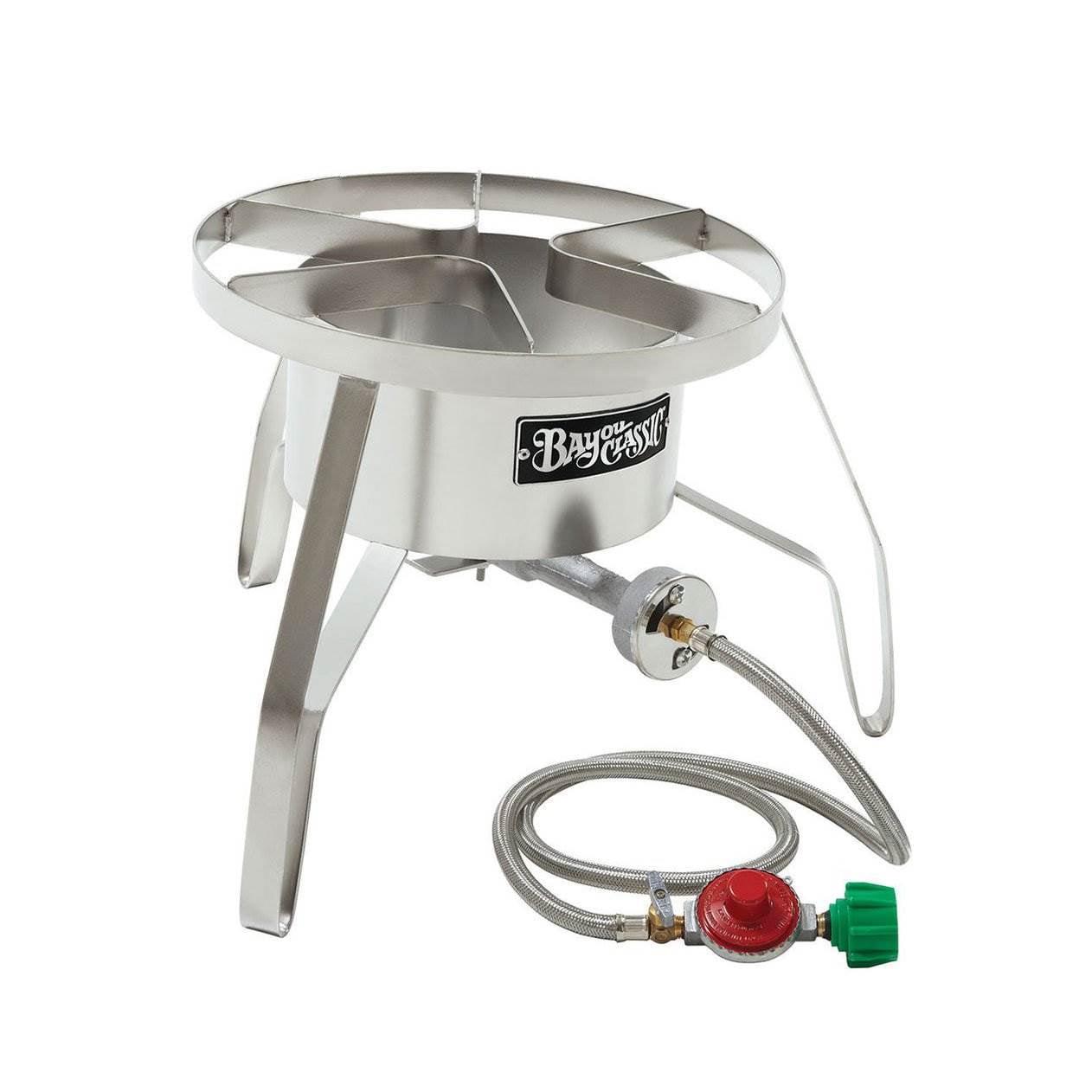 Bayou Classic Stainless Steel Single Burner Outdoor Cooker