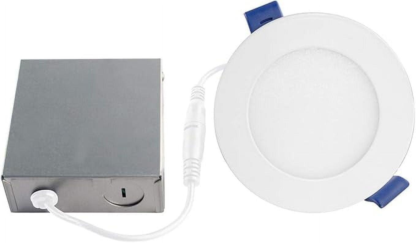 Bazz SLDSKB4W 4.25'' Dimmable Air-Tight IC Rated LED Canless Recessed Lighting Kit