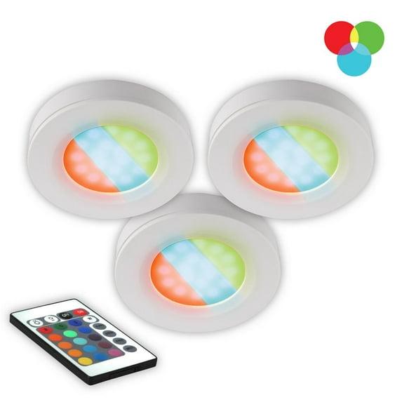 Bazz LED Under Cabinet Puck Light (Set of 3) U00073RG