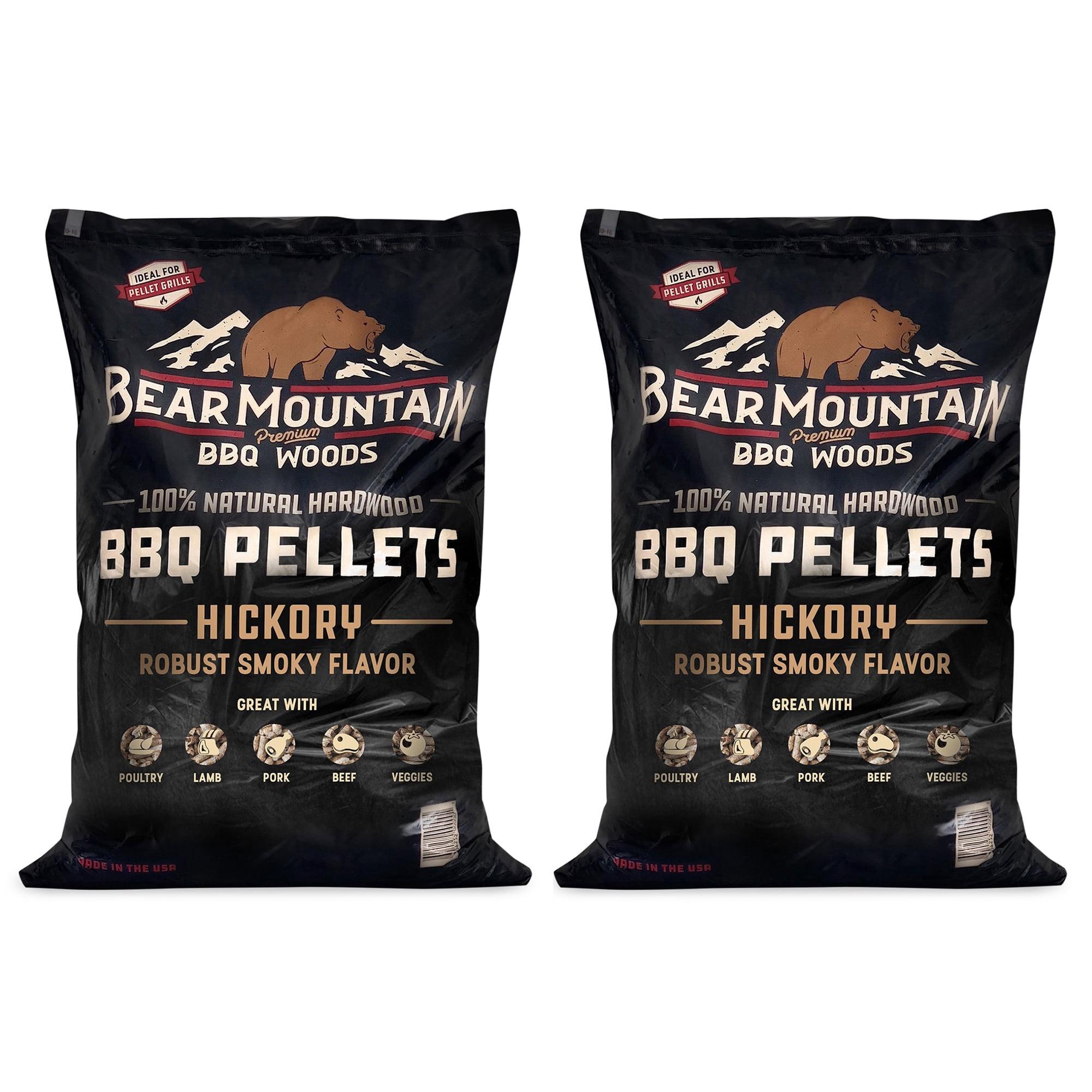 Bear Mountain BBQ Bear Mountain BBQ All-Natural Hardwood Hickory Smoker Pellets