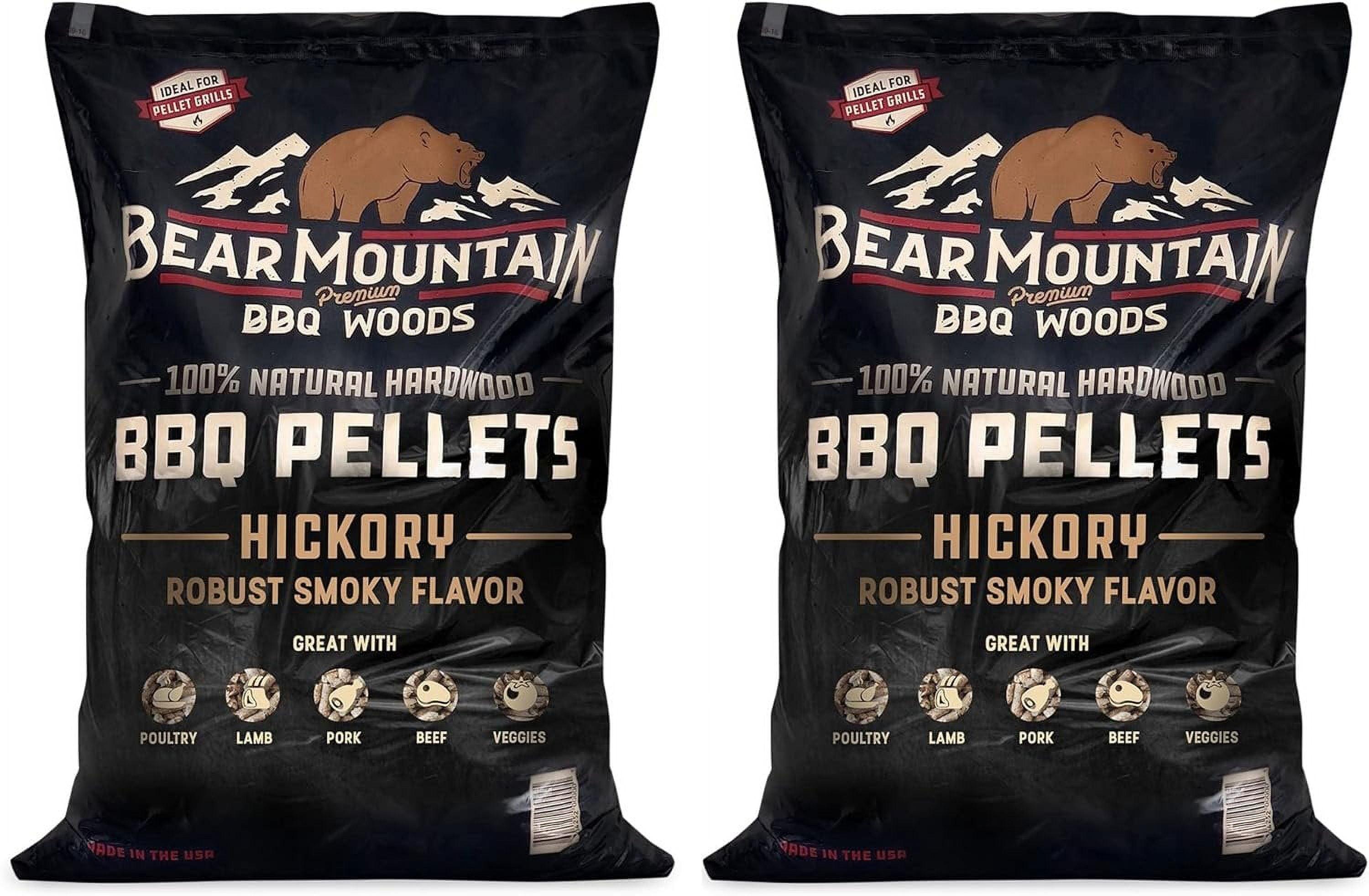 Bear Mountain BBQ Bear Mountain BBQ All-Natural Hardwood Hickory Smoker Pellets