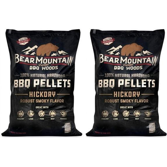 Bear Mountain BBQ Bear Mountain BBQ All-Natural Hardwood Hickory Smoker Pellets
