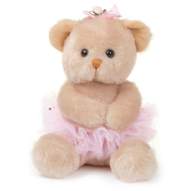 Bearington Bearington Collection Bella Plush Ballerina Teddy Bear Stuffed Animal, 6 Inch
