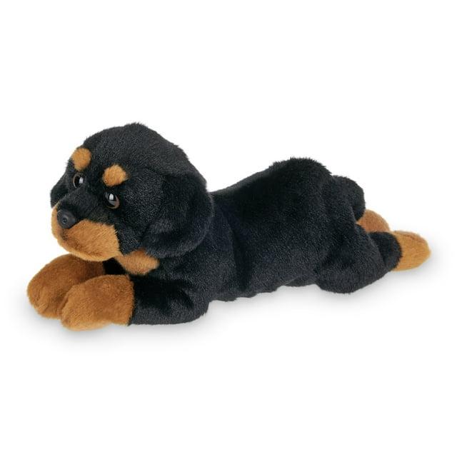 Bearington Lil' Gunner The Rottweiler Stuffed Animal, 8 Inch Dog Stuffed Animal
