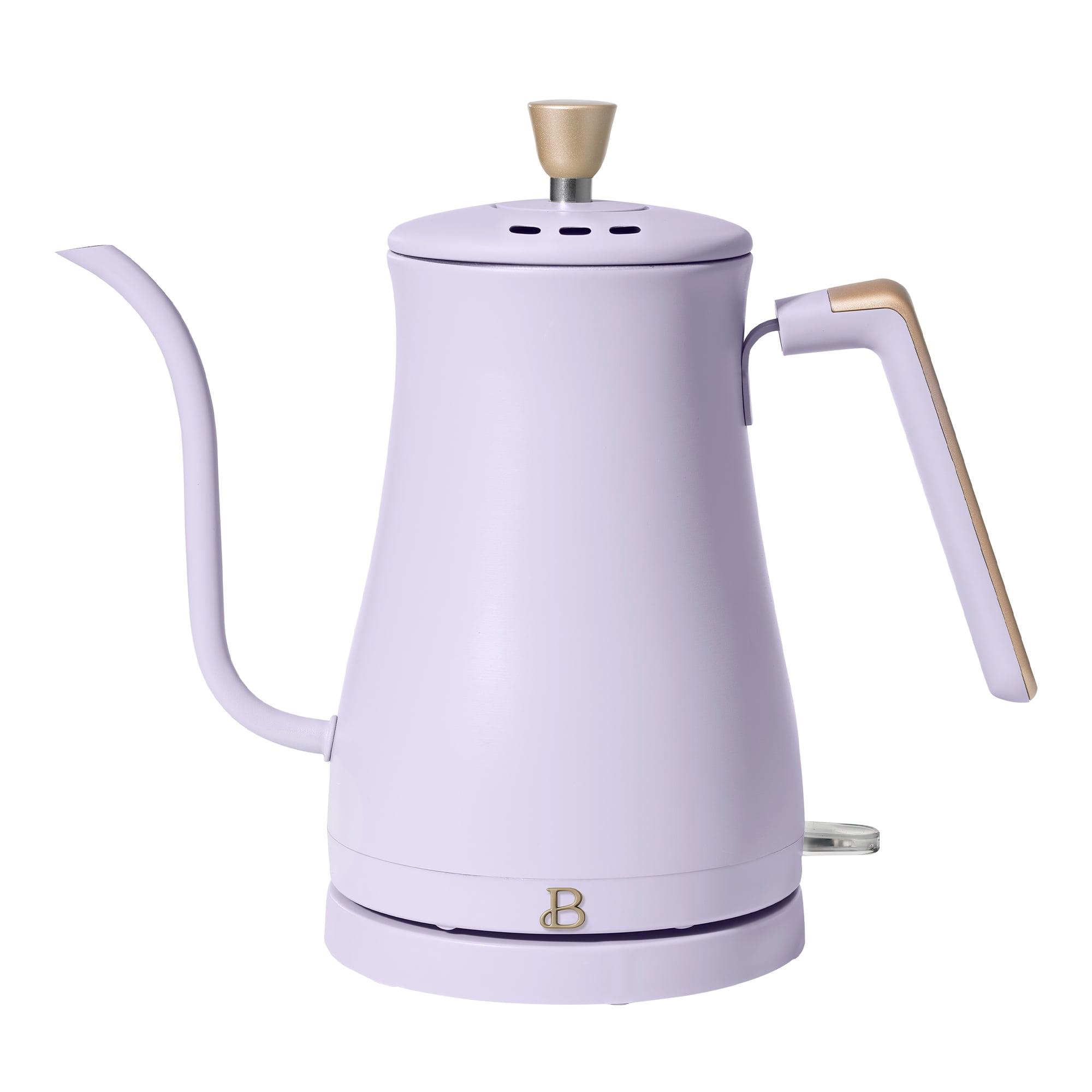 Lavender 1-Liter Electric Gooseneck Kettle with Ergonomic Handle