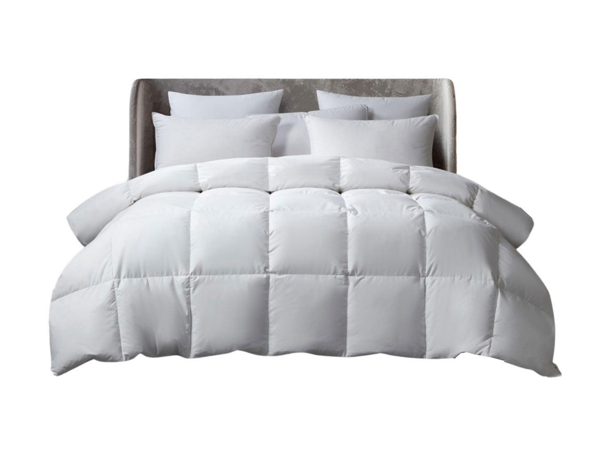 King White Cotton Down Reversible Comforter Set