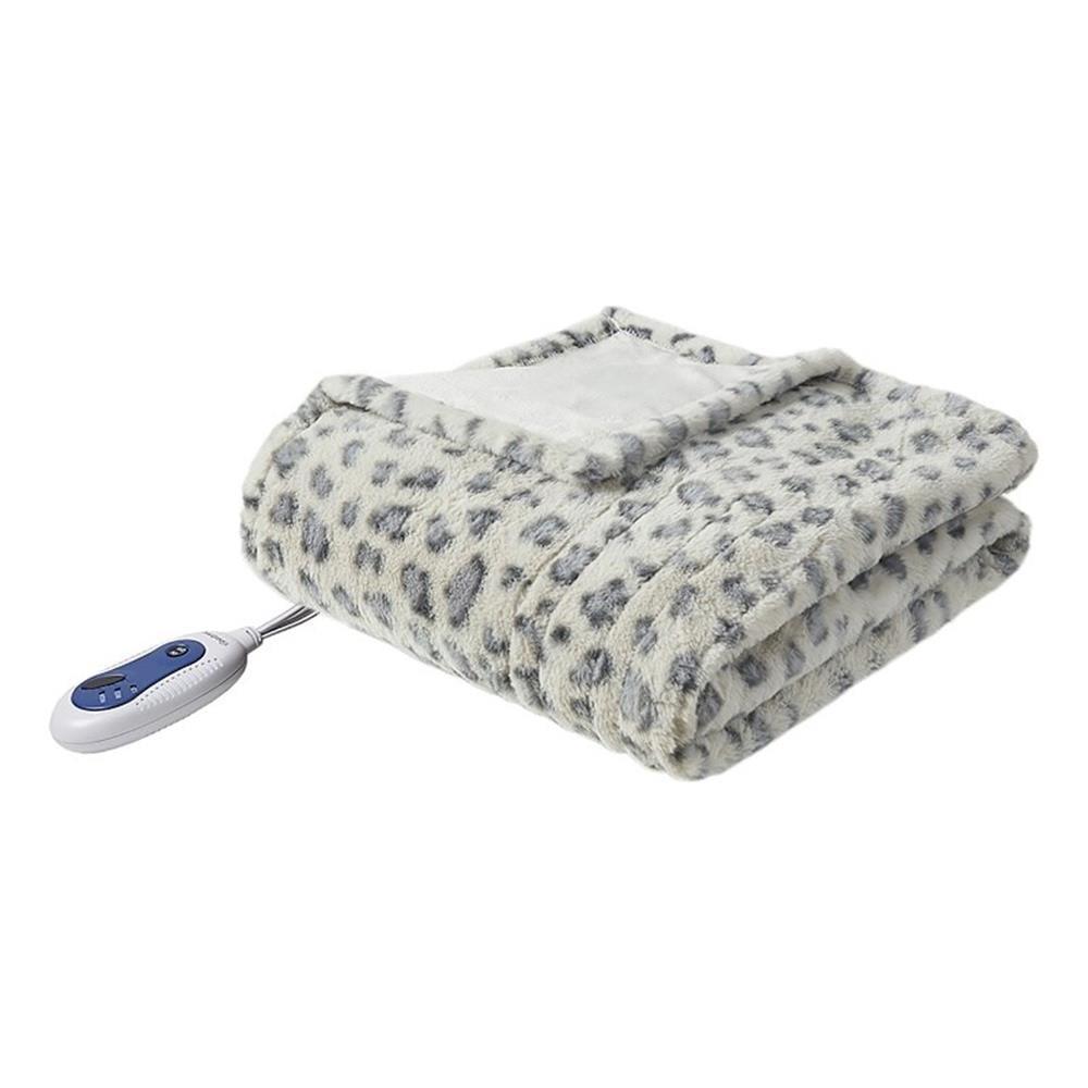 Beautyrest Beautyrest Zuri Oversized Heated Faux Fur Throw