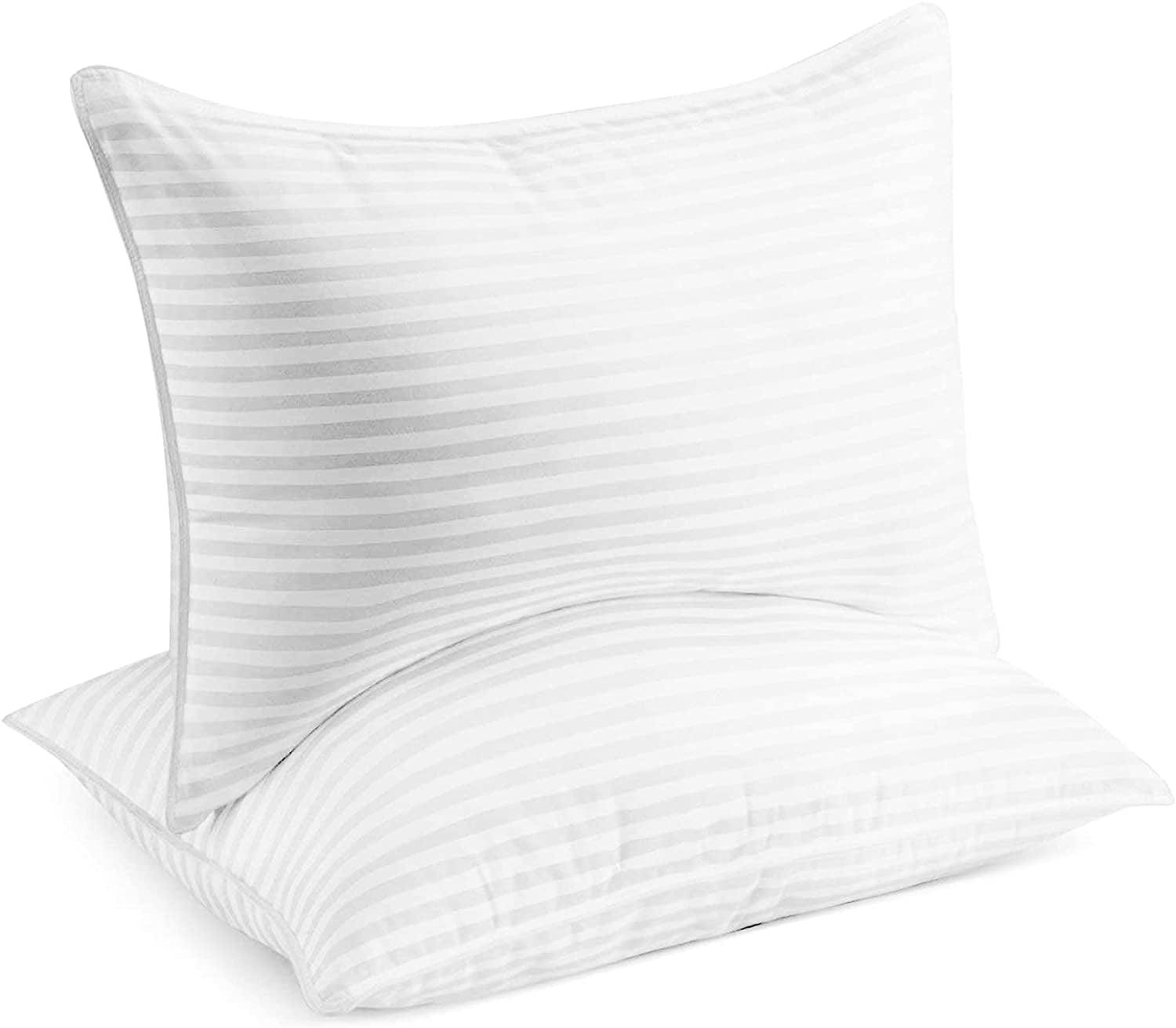 Beckham Hotel Collection Pillows for Sleeping - Set of 2 Cooling Luxury Bed Pillow for Back, Stomach or Side Sleepers (2-pack, Queen)