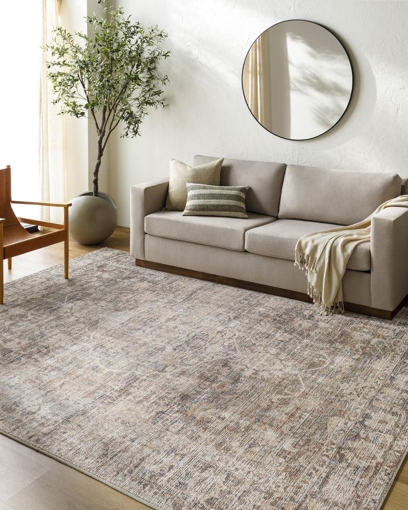 Becki Owens x Livabliss Marlene Vintage Dark Brown Area Rug