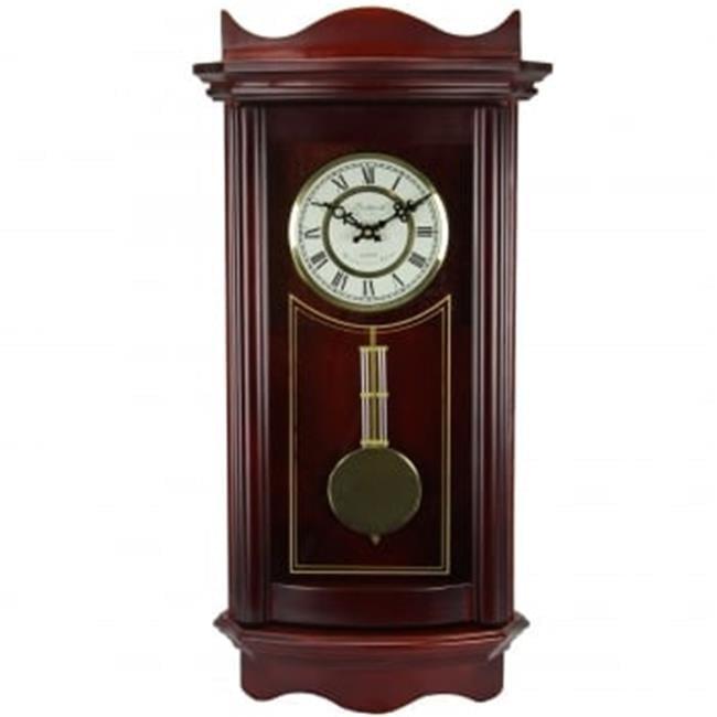 Bedford Clocks Solid + Manufactured Wood Wall Clock