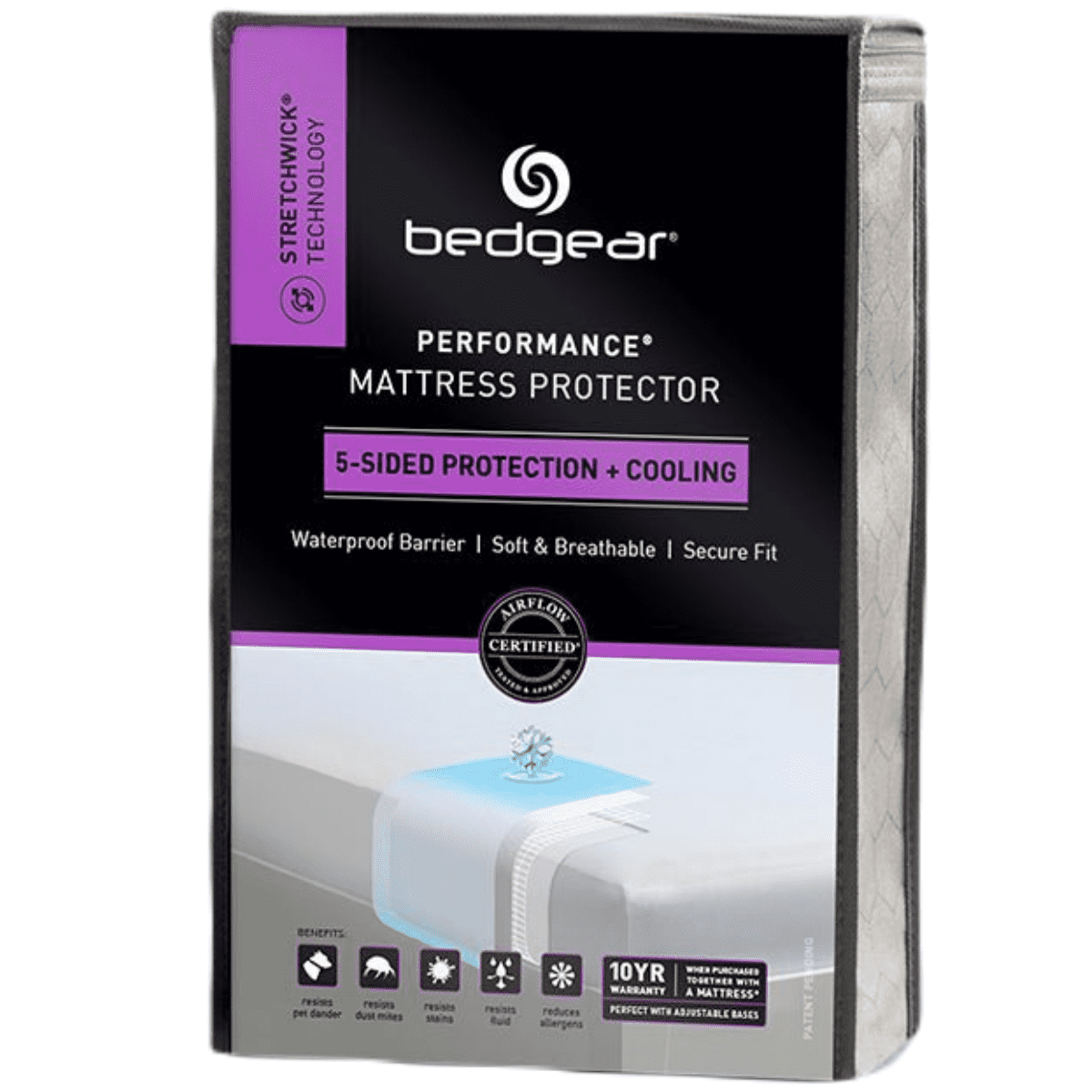 Bedgear Bedgear Stretchwick Performance Mattress Protector - All-way Stretch Fabric