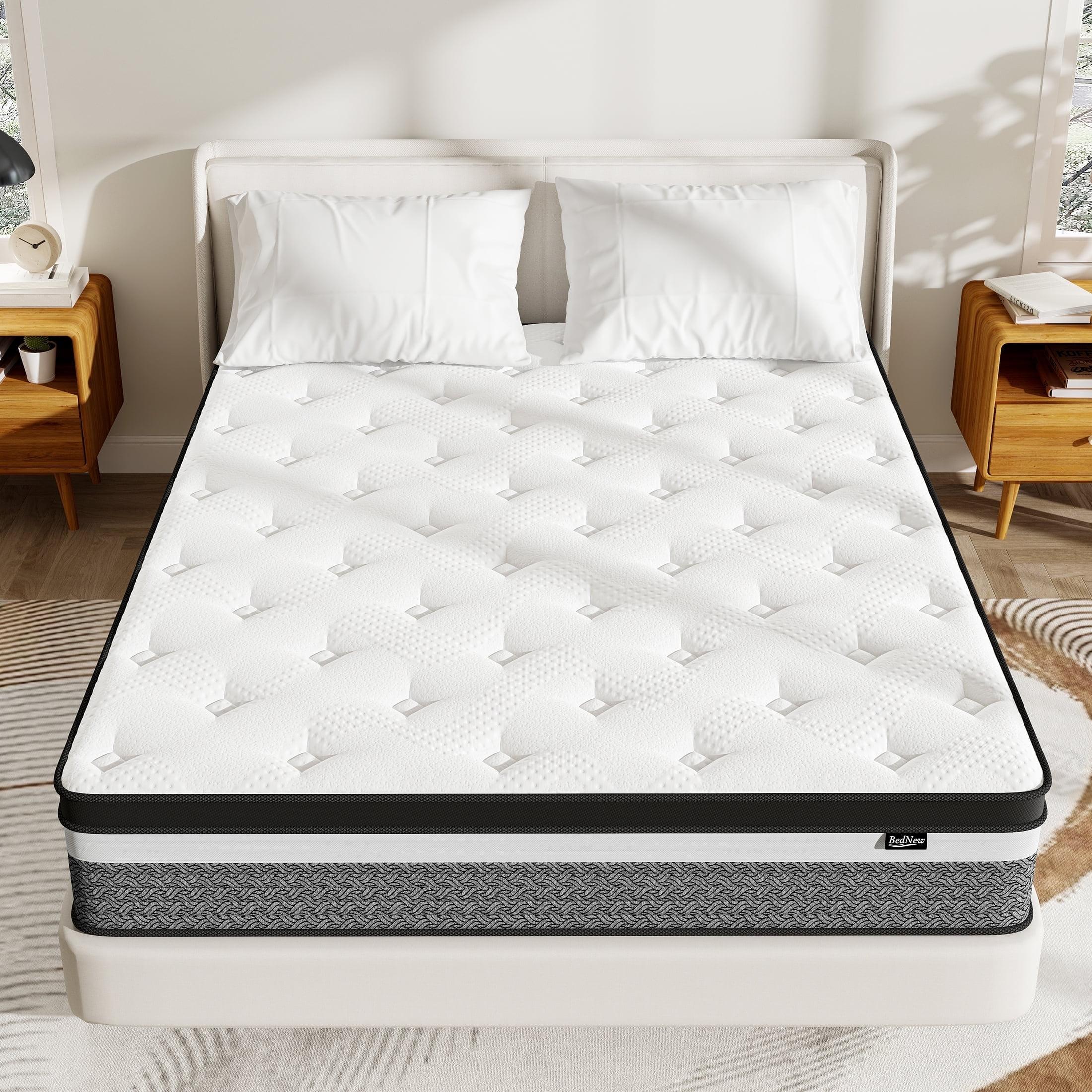 Bednew Modern Series 14 inch Medium Hybrid Spring Mattress