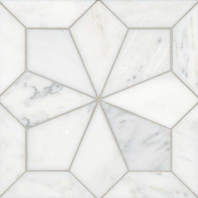 Blomma Marble Random Mosaic Wall & Floor Tile