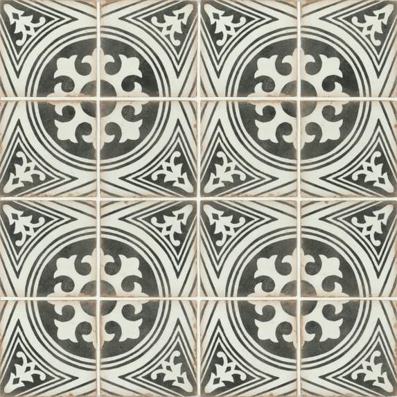 Casablanca 5" x 5" Ceramic Patterned Floor Use Tile
