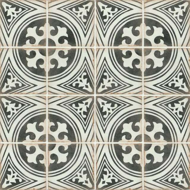 Casablanca 5" x 5" Ceramic Patterned Floor Use Tile