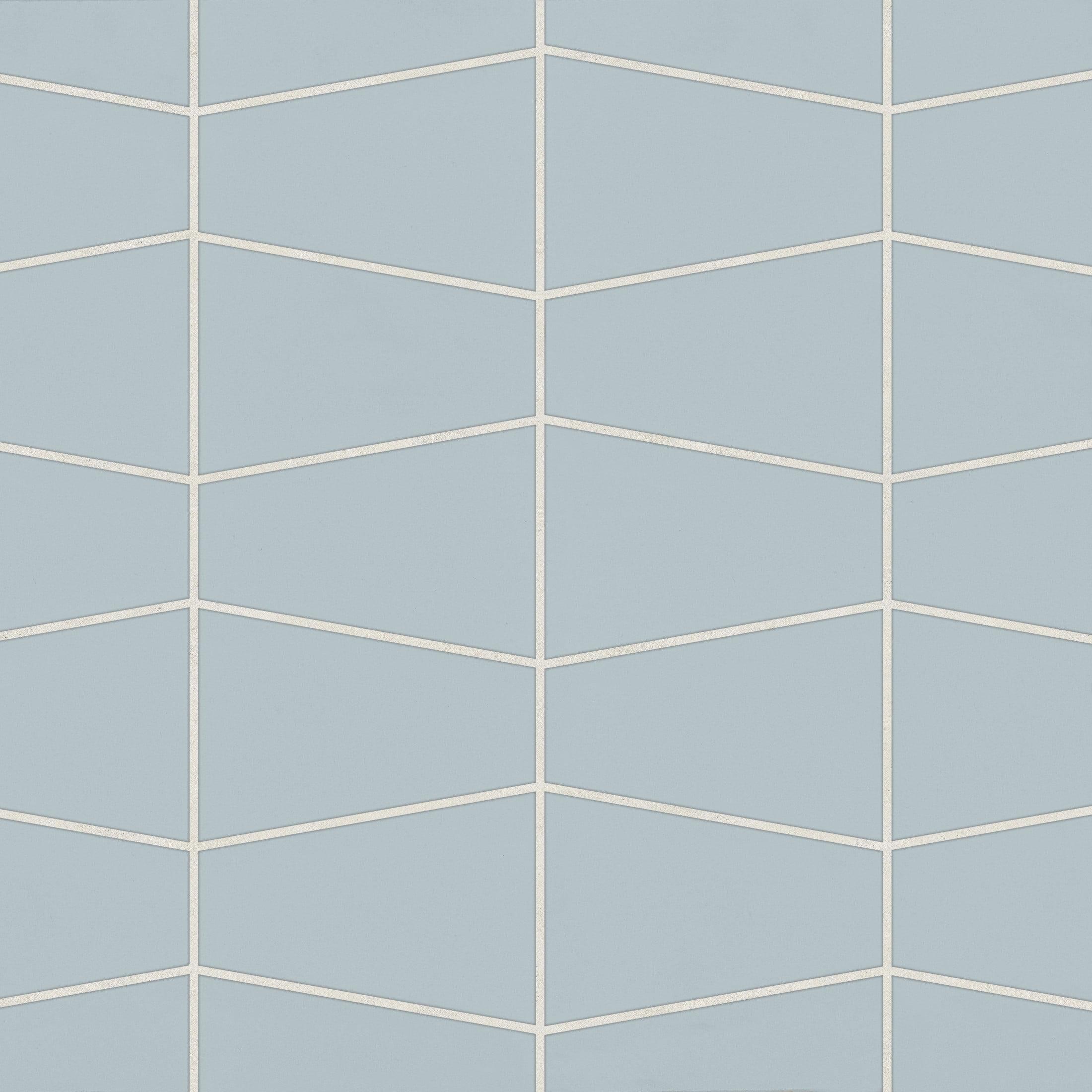 Marin Trapezoid Matte Porcelain Mosaic Tile