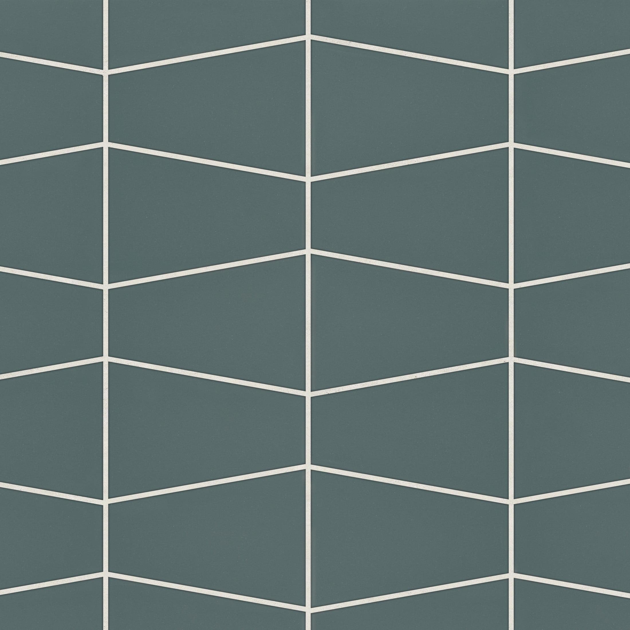 Marin Trapezoid Matte Porcelain Mosaic Tile