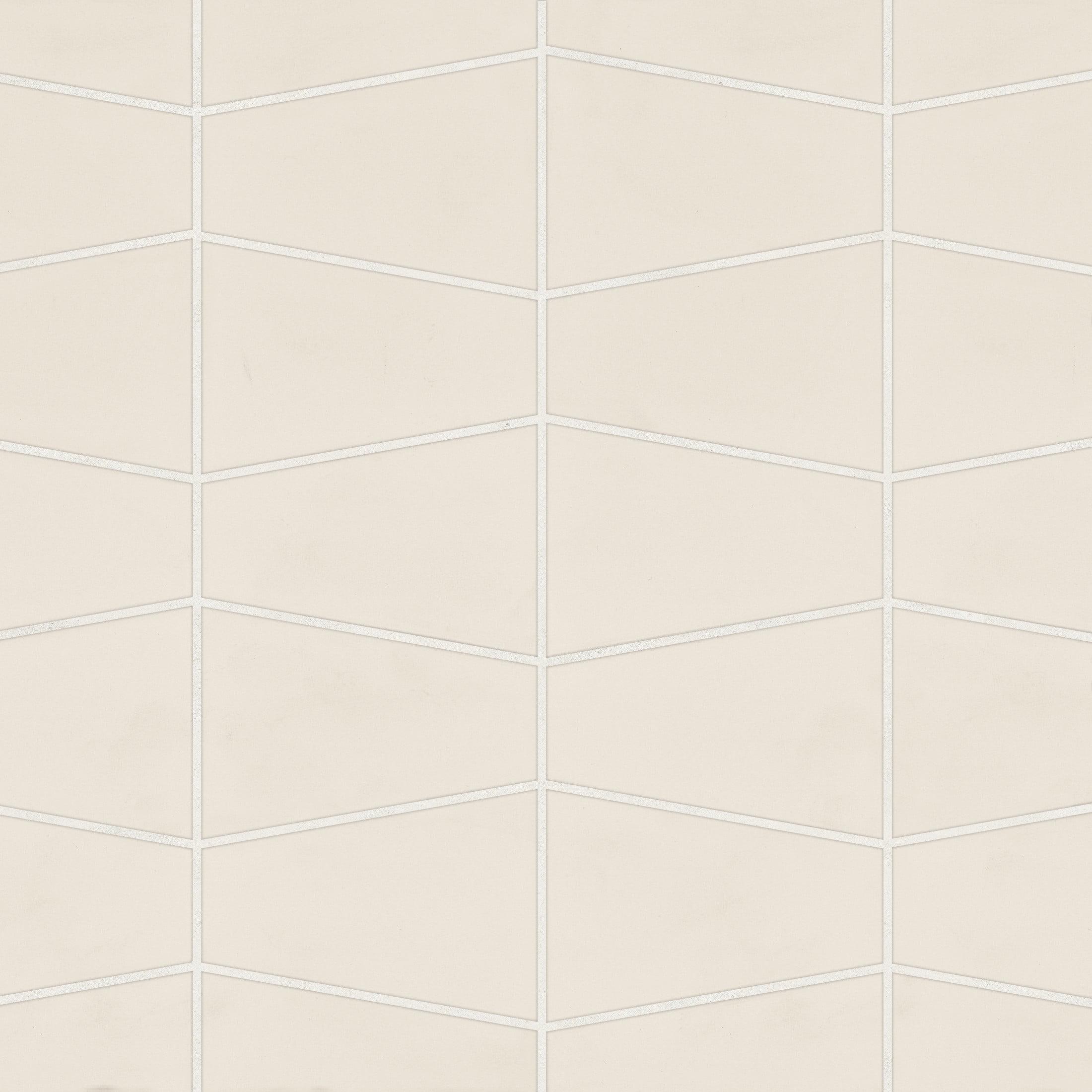 Marin Trapezoid Matte Porcelain Mosaic Tile