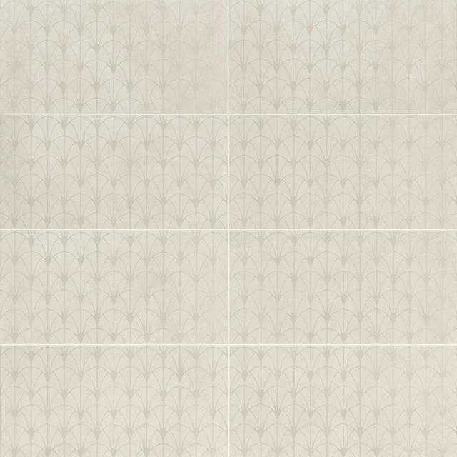 Bedrosians Wave 12" x 24" Porcelain Patterned Wall & Floor Tile (Set of 8)