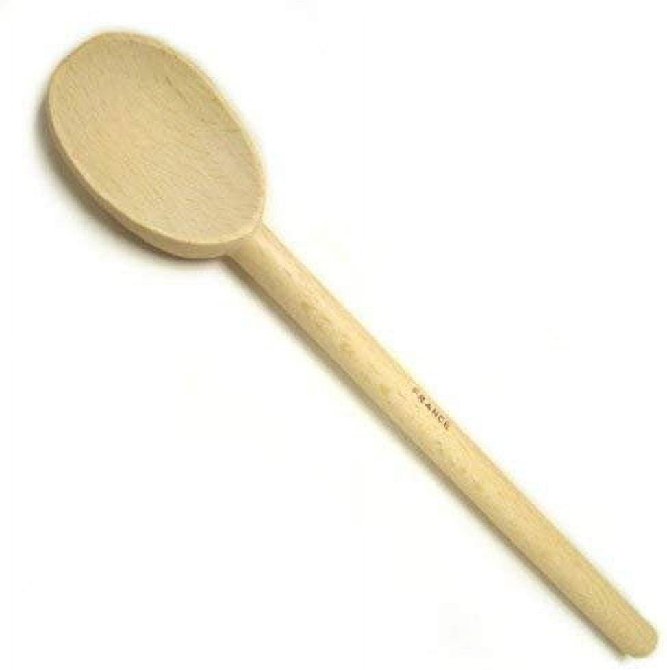 10-Inch French Beech Wood Mixing Spoon