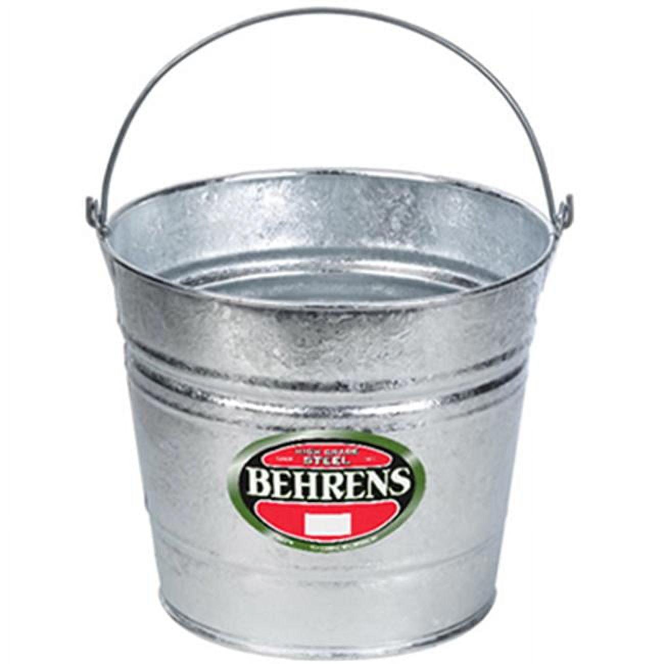 Behrens Metal Pail Galvanized 10 Qt