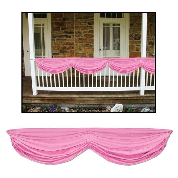 6 Pack Beistle Baby Shower Fabric Bunting - pink