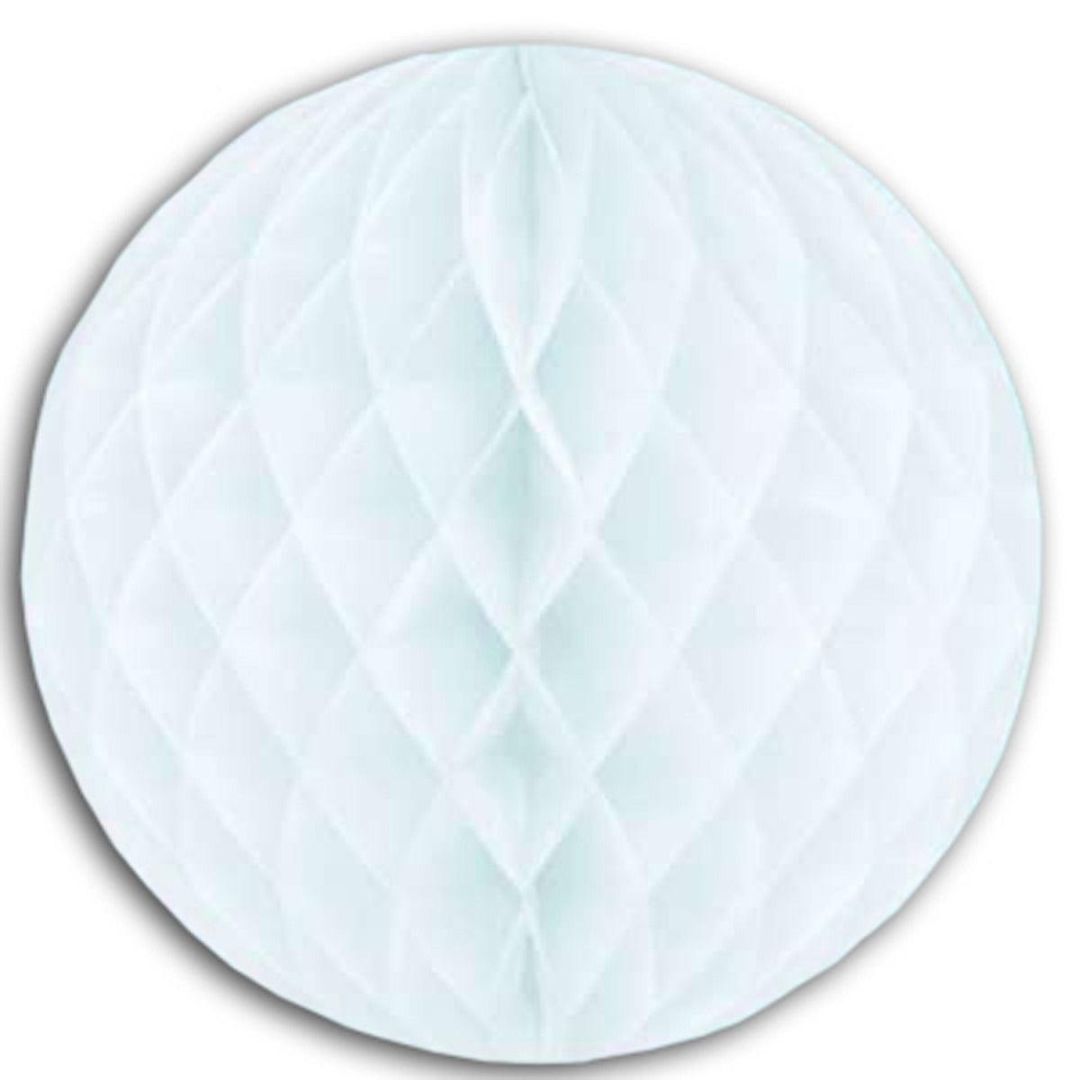 Beistle Tissue Ball Party Decoration (Case of 12) white