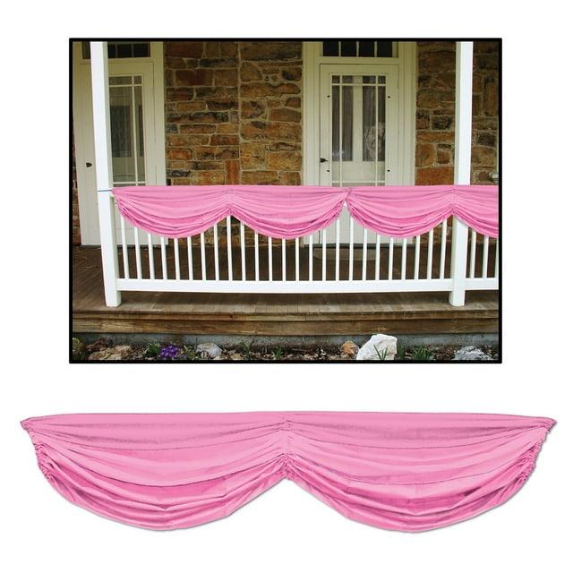 6 Pack Beistle Baby Shower Fabric Bunting - pink