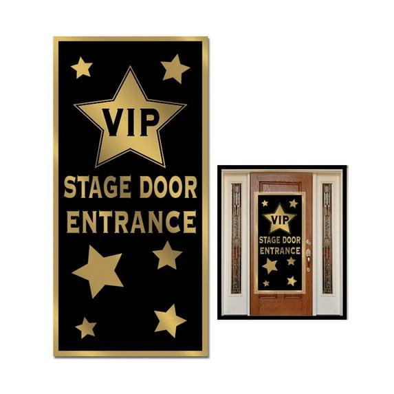 Beistle VIP Stage Door Entrance Door Cover, 5' x 30", (2/Pkg) Multicolored