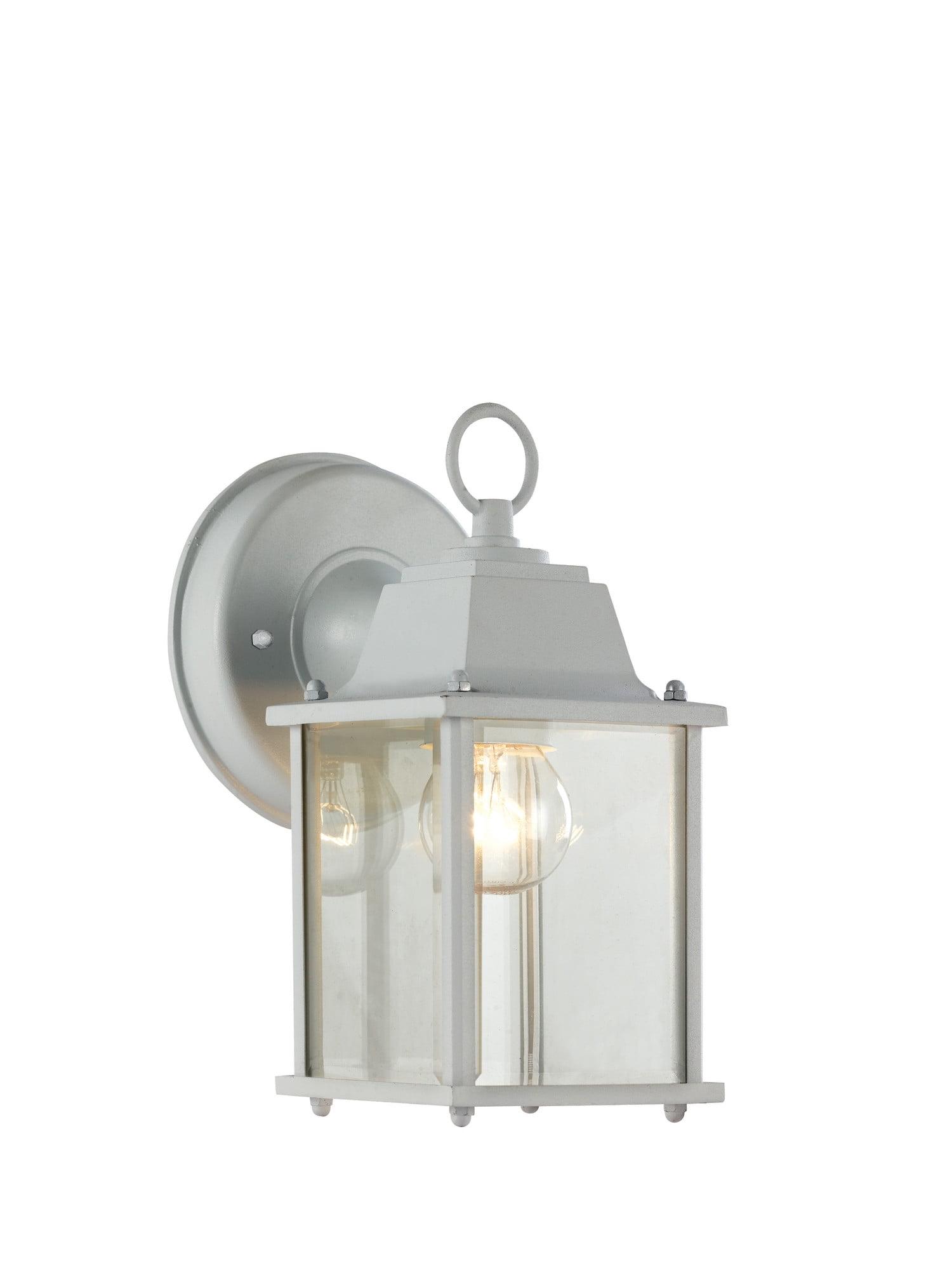 Patrician White Classic Outdoor Wall Sconce, 6"x9"