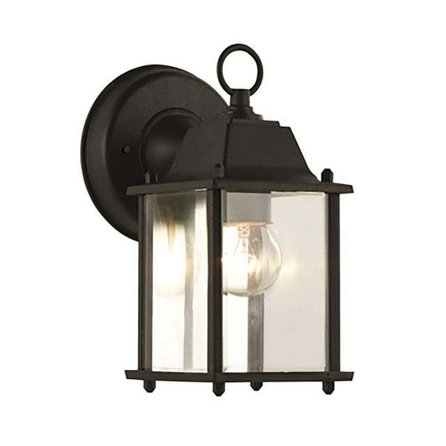 GpLuMy Lighting 40455 BK Traditional One Wall Lantern Outdoor-Post-Lights, Black