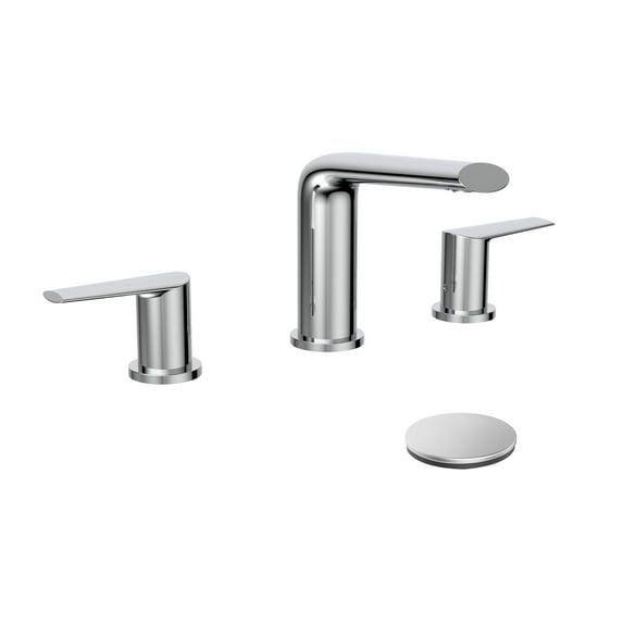 Belanger OPA79CCP Two-Handle Widespread Bathroom Faucet with Drain Assembly, Polished Chrome