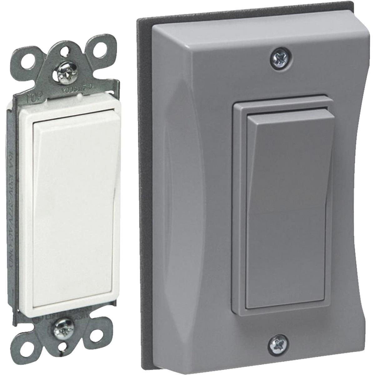 Bell 1g Gy Wp Cvr & Switch 5122-0