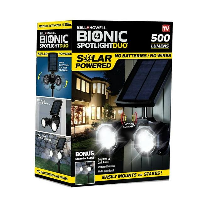 Bell + Howell Bell+Howell Bionic Spotlight Duo with Motion Sensor, Super Bright Security Spotlight for Outdoors
