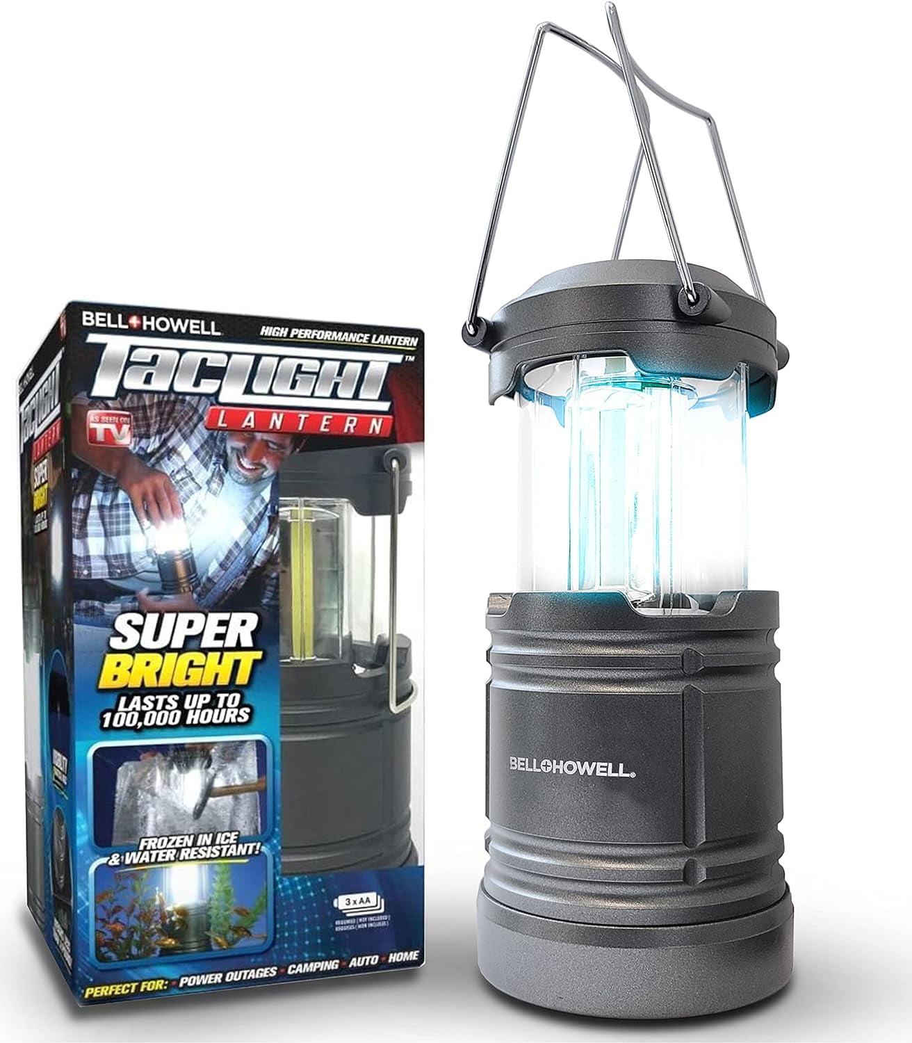 Bell + Howell 8'' Battery Powered Integrated LED Outdoor Lantern