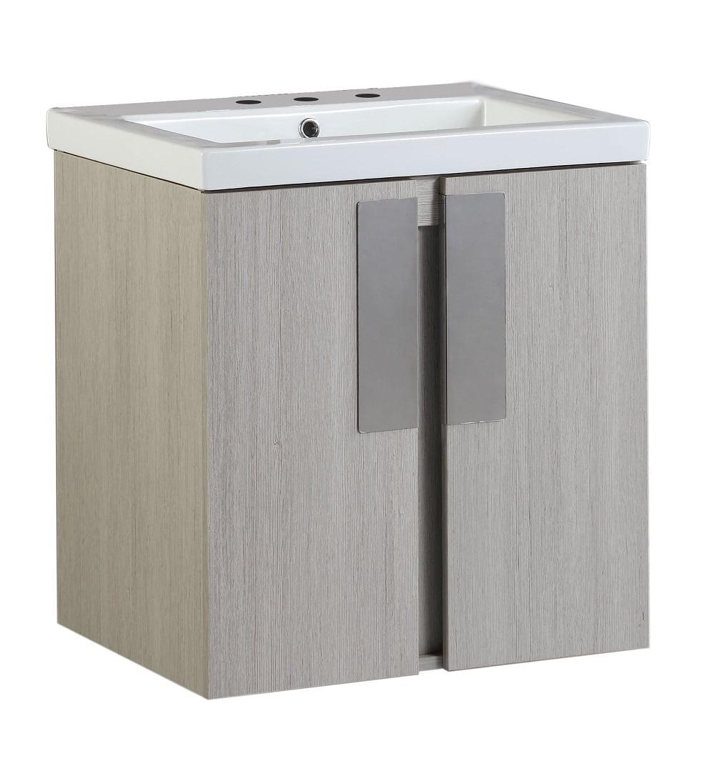 Mamounia 24'' Single Bathroom Vanity with Ceramic Top