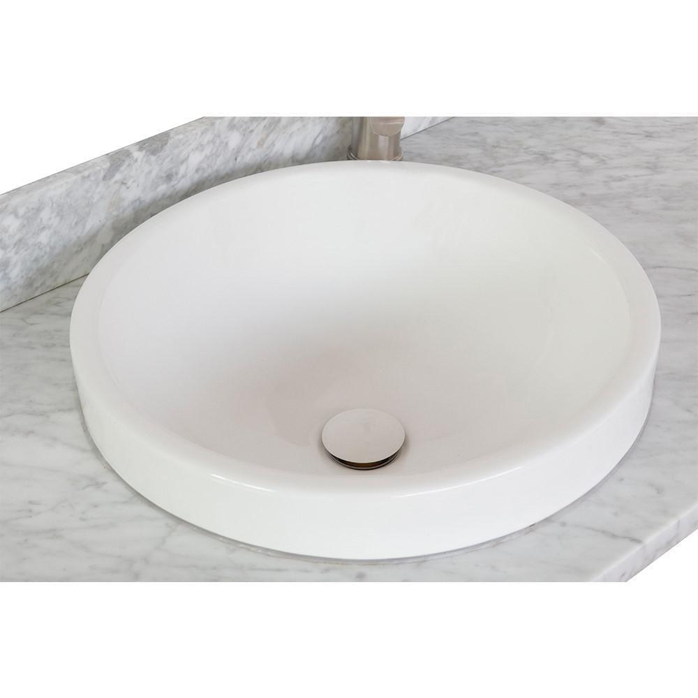 Bellaterra Home Tiara 31'' Single Bathroom Vanity Top with Sink