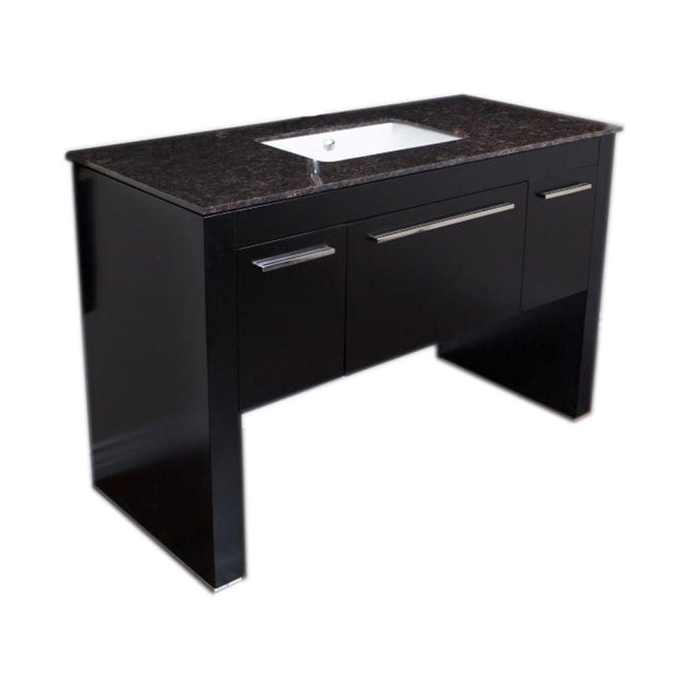 Bellaterra Home Arles 55.3'' Single Bathroom Vanity with Marble Top