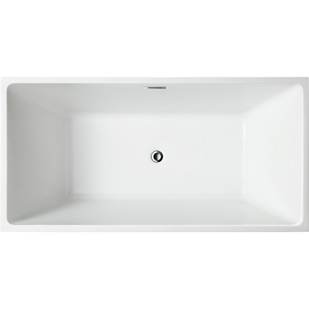 Bellaterra Home BA6813BL Toulouse 59.1'' x 29.5'' Freestanding Soaking Acrylic Bathtub