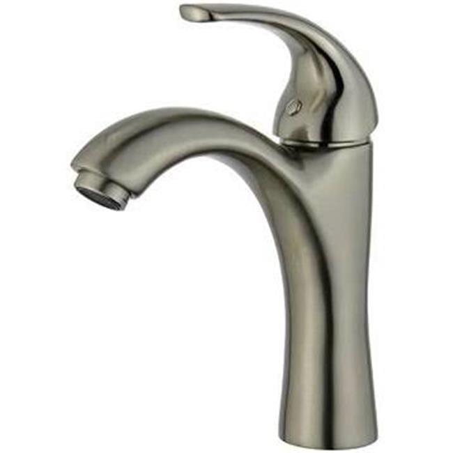 Bellaterra Home 10165B1-BN Seville Single-Hole Bathroom Faucet with Drain Assembly