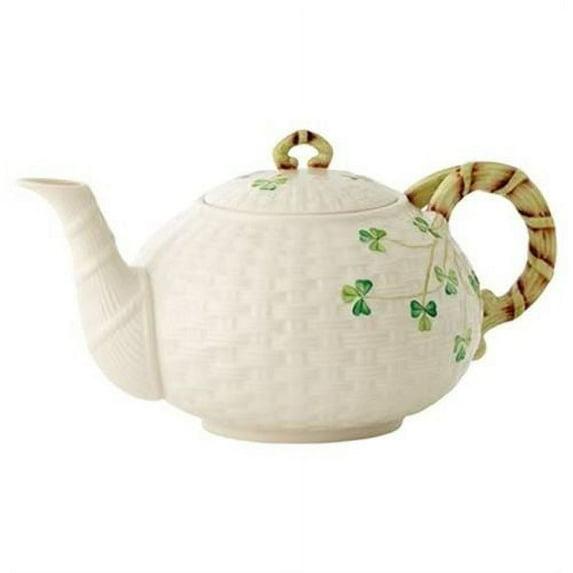 Belleek Shamrock Teapot