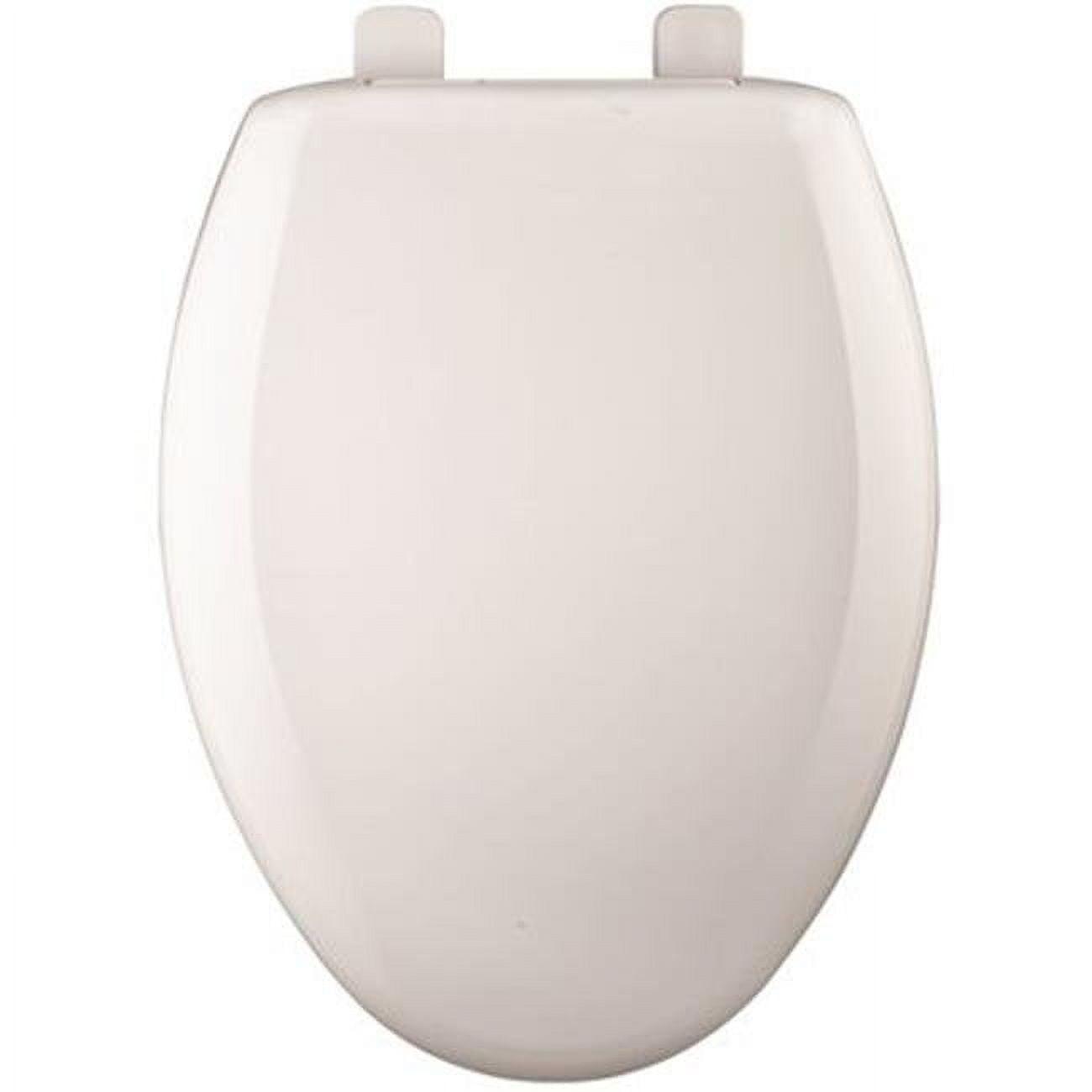 7900TDGSL Commercial Heavy Duty Plastic Toilet Seat, Slow Close, Never Loosens, ELONGATED, White