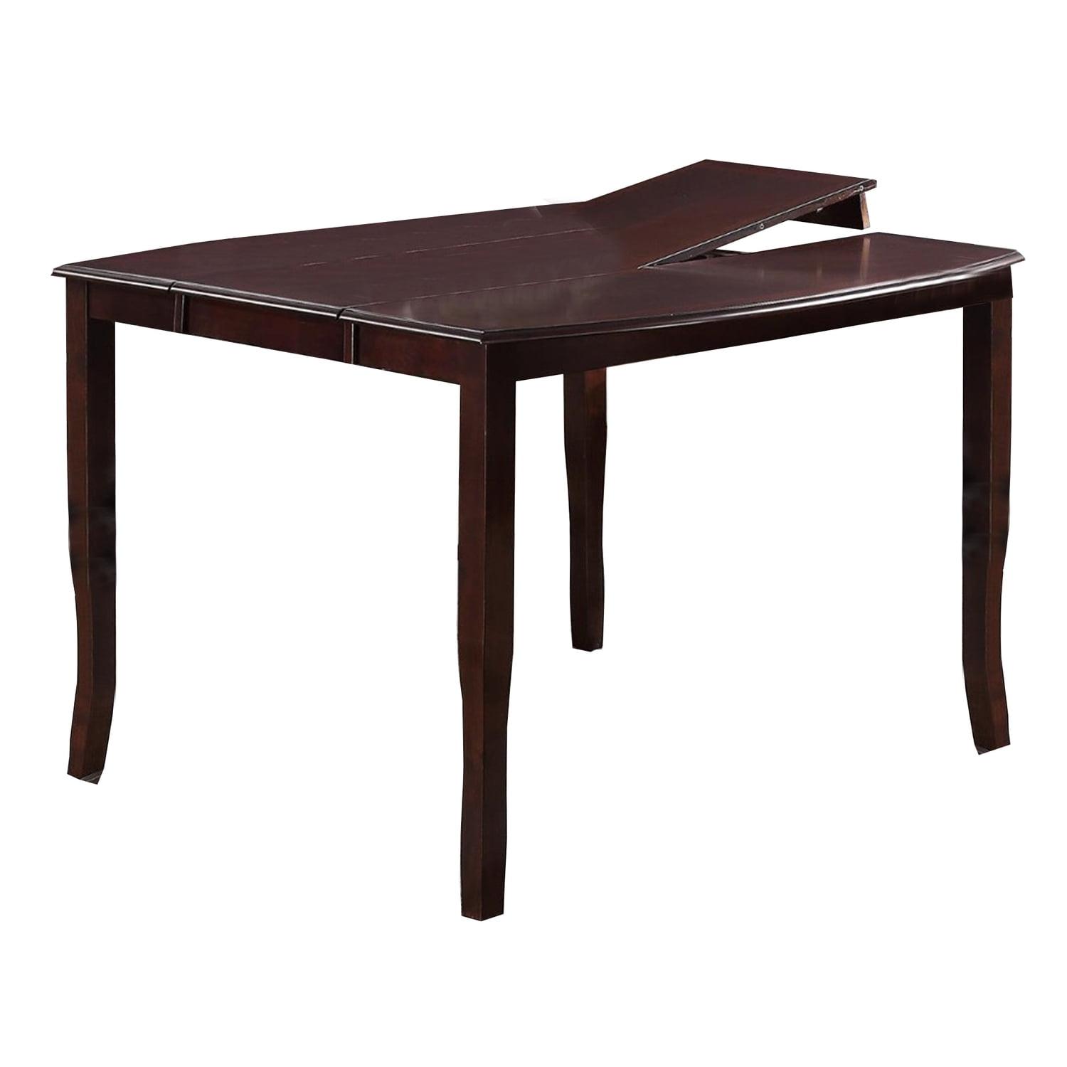 Contemporary Anticardium Wood Counter Height Dining Table with Butterfly Leaf