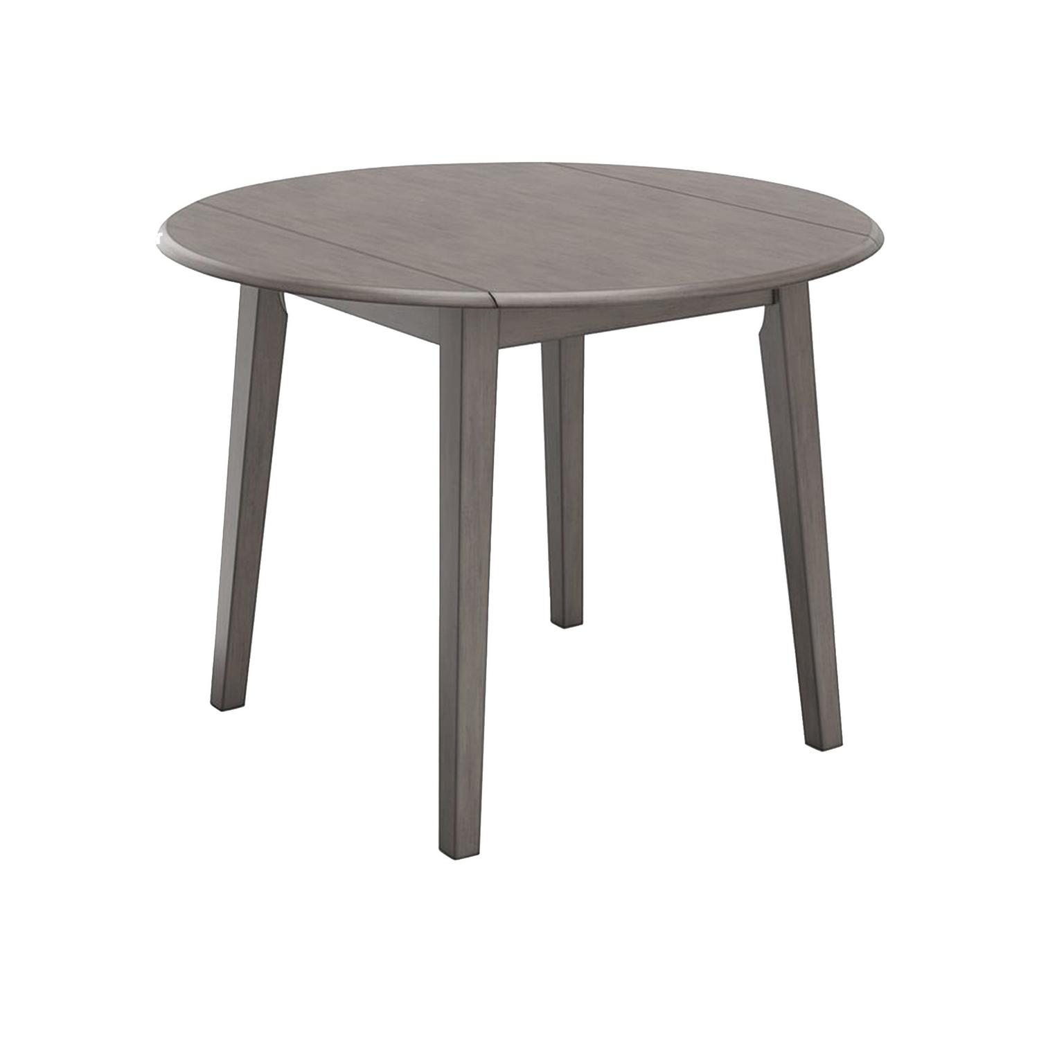 Benjara Ora Extendable Round Dining Table