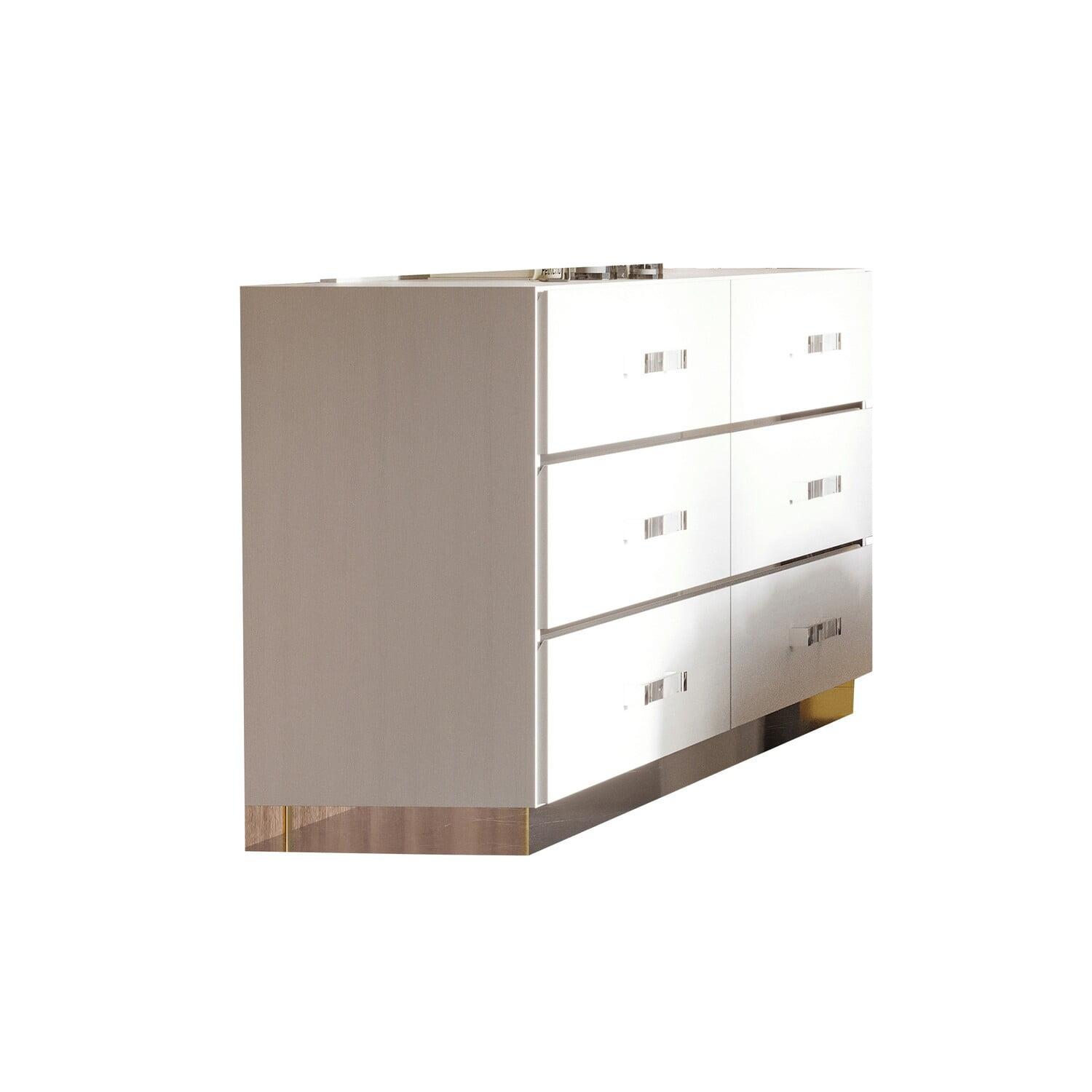 Benjara Ruo 60.04'' W 6 - Drawer Dresser