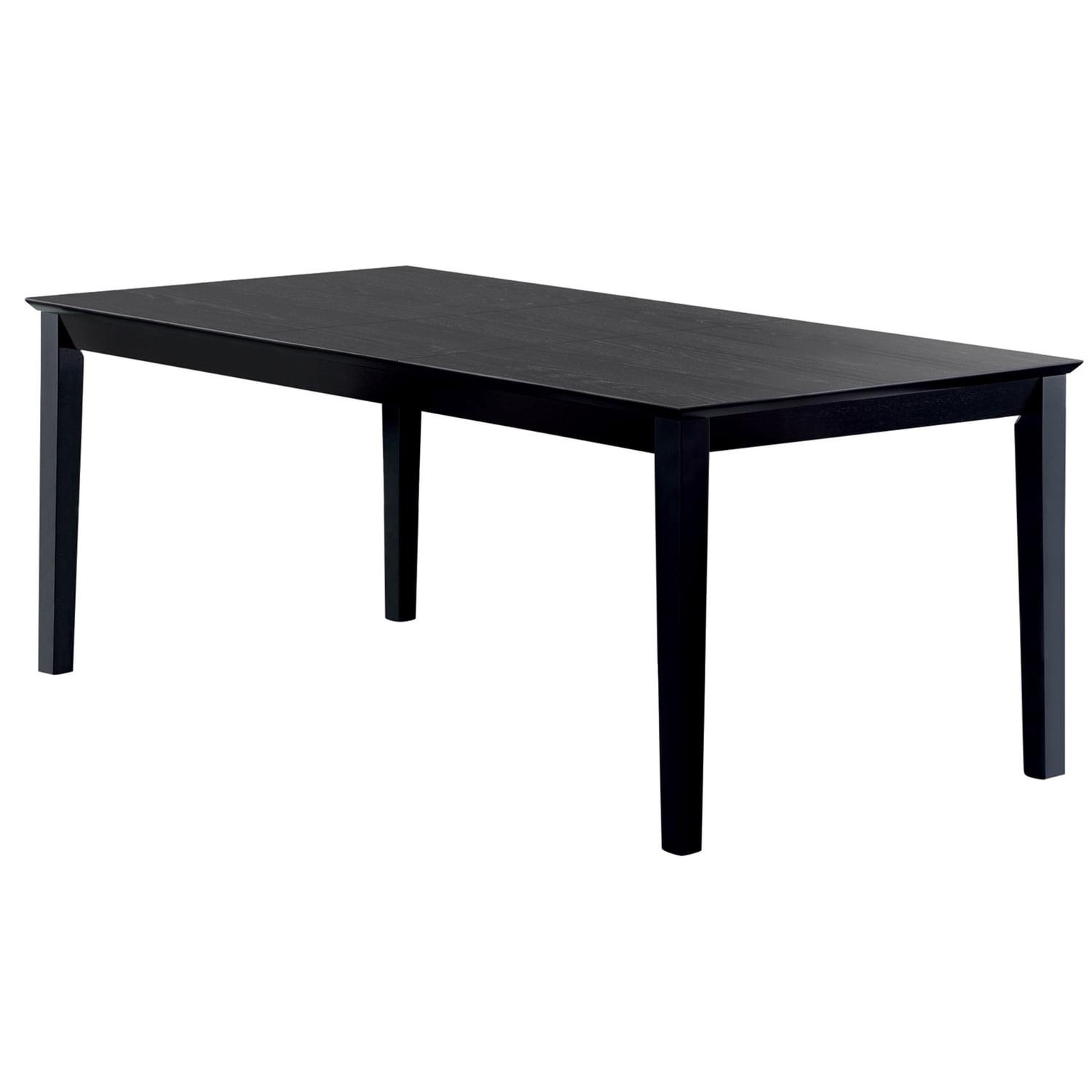 Benjara Mesa de Comedor Rectangular de Madera de Estilo Moderno de 78" en Negro