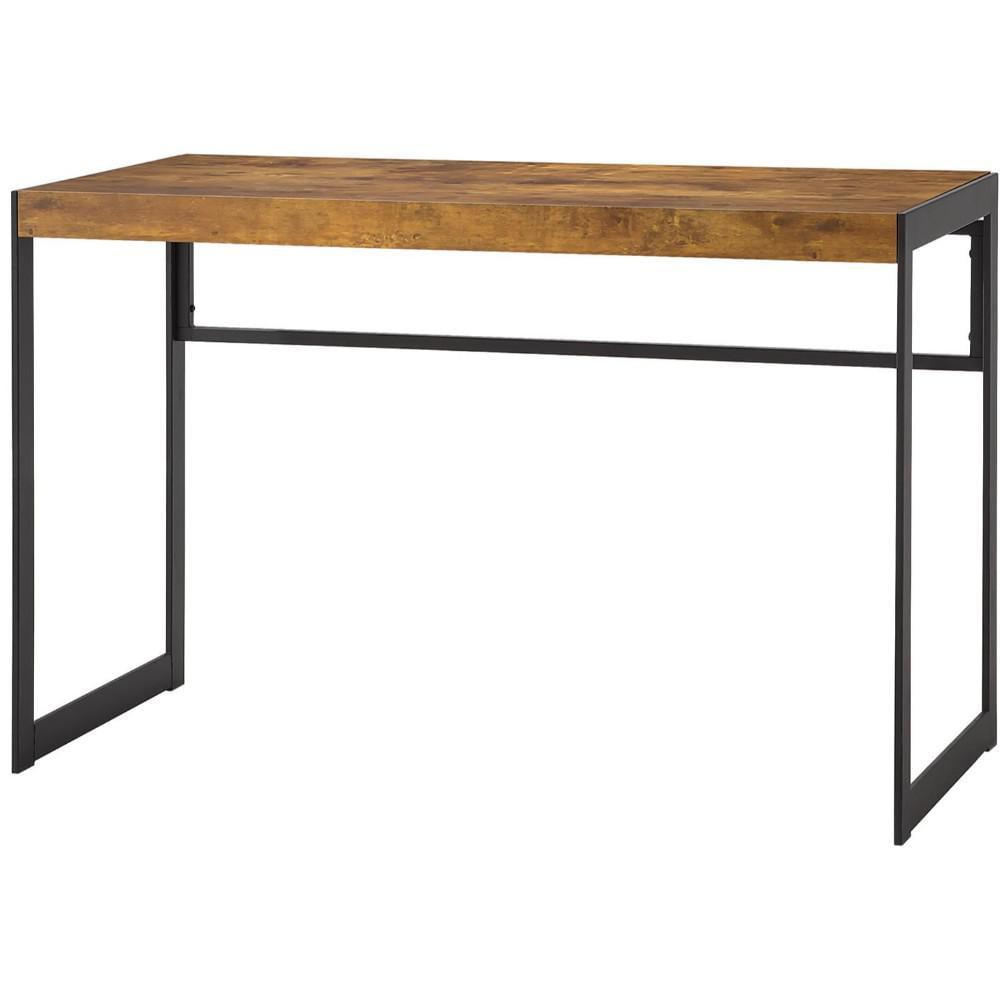 Benjara Atelier Computer Writing Desk, Antique Brown