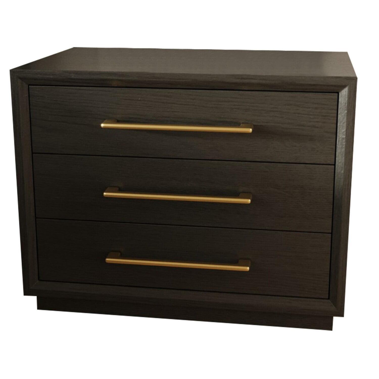 Benjara BM301756 55 in. Nova Rem Wide Dresser with 6 Drawers, Brown & Black