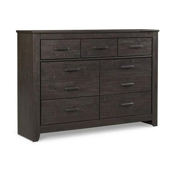 Ashley Furniture Brinxton 7 Drawer Dresser in Charcoal